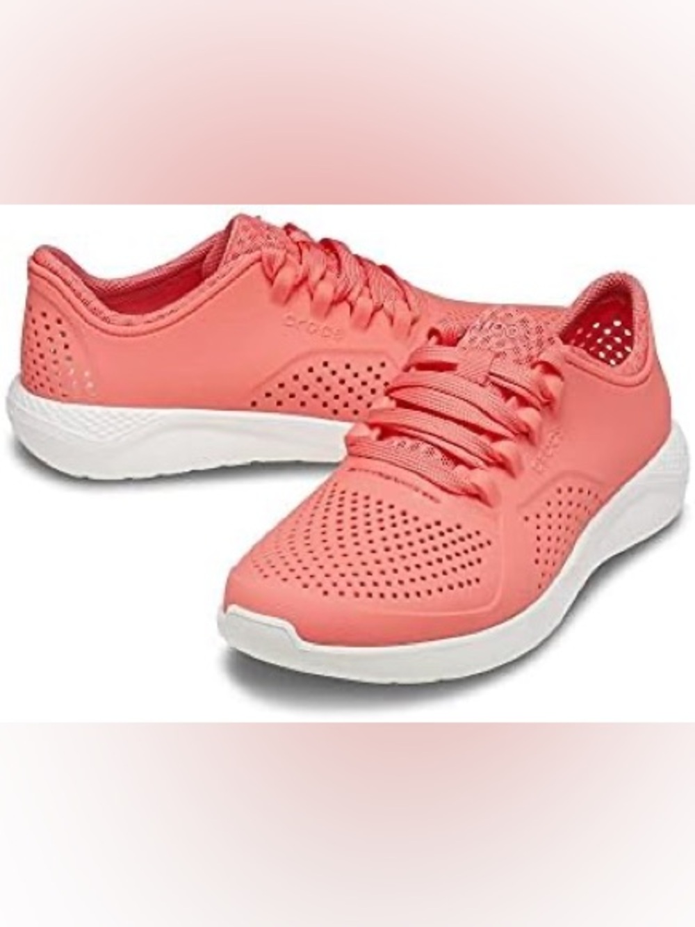 CROCS Women's Coral Lace-Up Athletic Sneaker